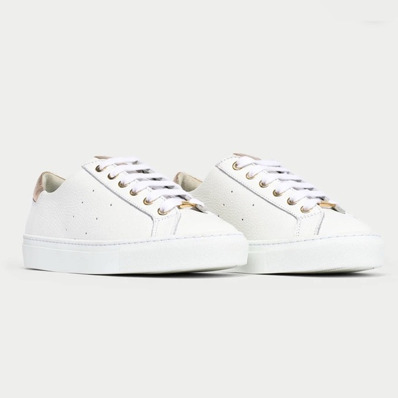 CallA Women’s Star Leather Sneakers in White size 38 - Picture 1 of 10